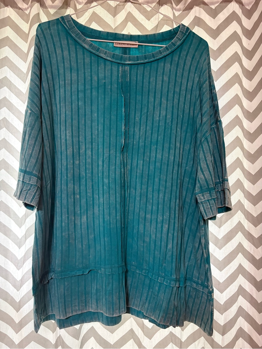Real blue Zenana top